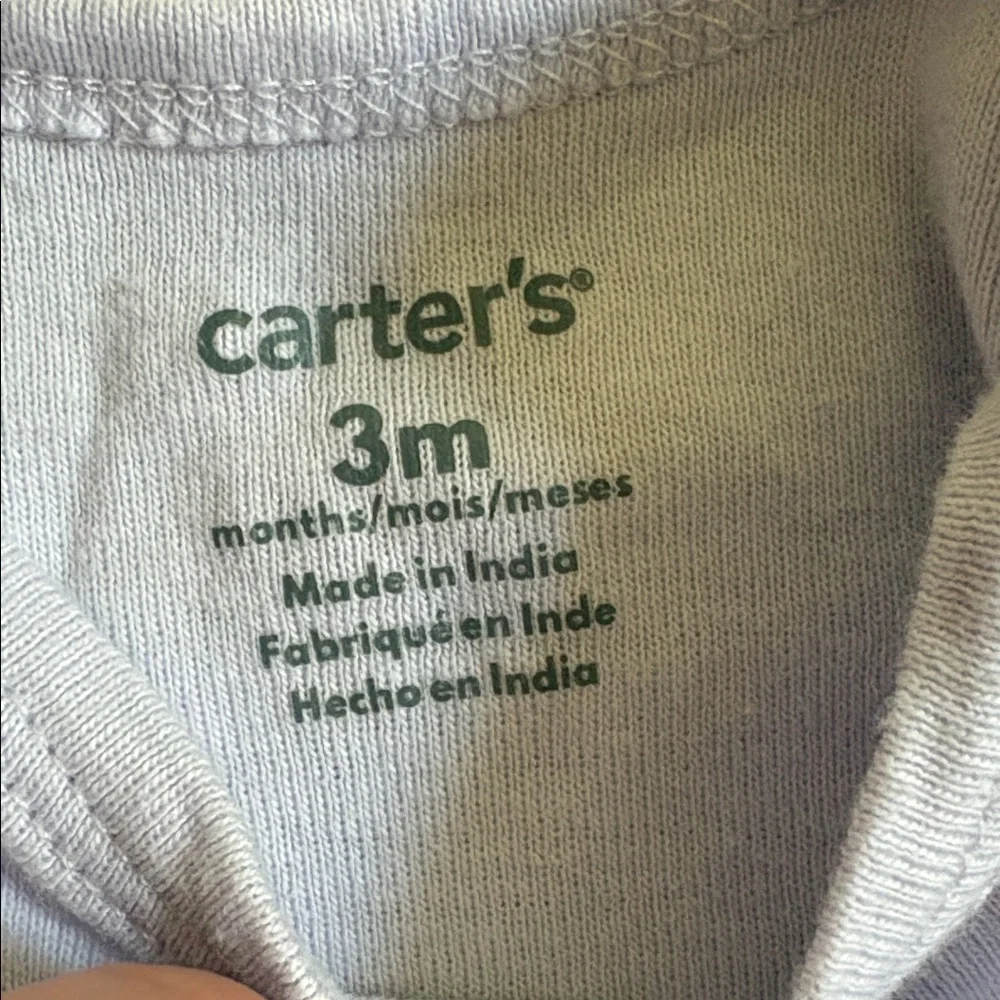 Carter's 0-3 Month Baby Girl Outfit Set & Sweatshirt Bundle